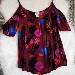 Cold shoulder blouse